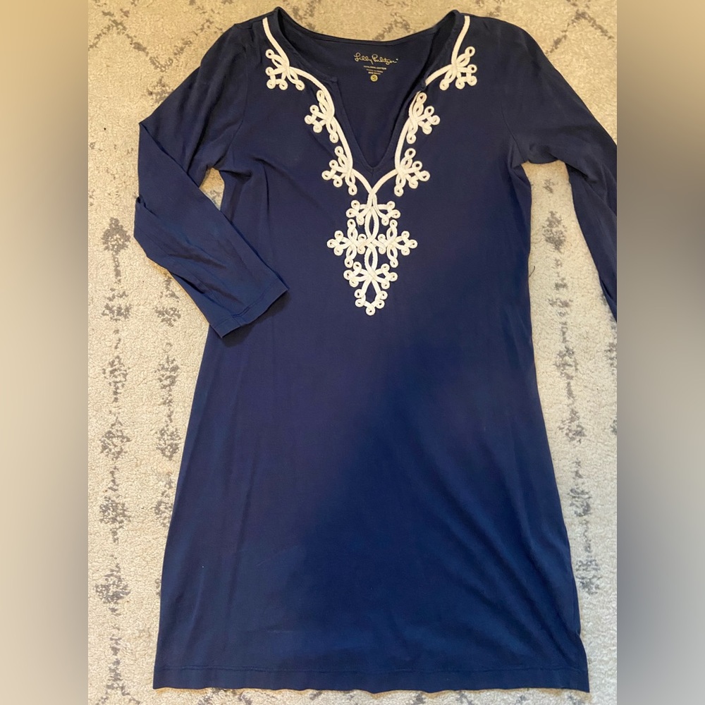 Lilly cotton dress with rope detail